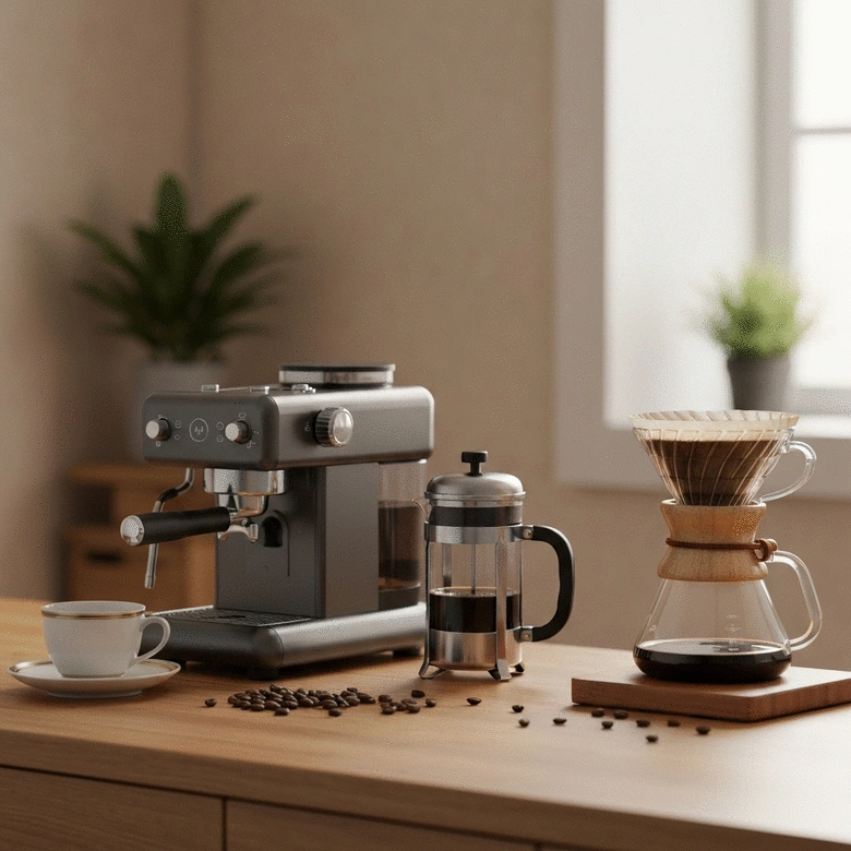 **Master Home Coffee Brewing: Best Methods for Espresso, Pour-Over, and French Press**